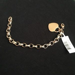 Sterling silver diamond accent bracelet